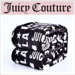 🆕💝JUICY COUTURE Ultra Soft Plush Throw